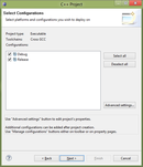 Setting up Eclipse for Rasperry Pi Development - Creating New Project, Configurations