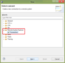 Setting up Eclipse for Rasperry Pi Development - Choosing Type of Remote System Connection