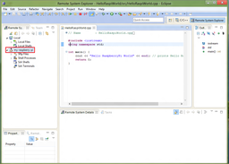 Setting up Eclipse for Rasperry Pi Development - Remote Connection Created
