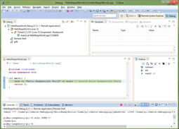 Debugging software for Raspberry Pi in the Eclipse